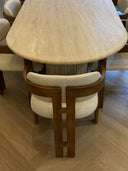 The Colonna Dining Table - Travertine