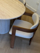 The Colonna Dining Table - Travertine