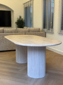 The Colonna Dining Table - Travertine