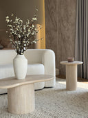 The Ayesha Coffee Table- Travertine