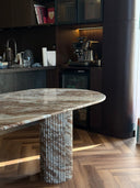 The Colonna Dining Table - Fantasy Brown