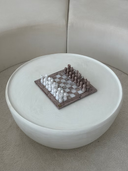 Marble Chess Set - Nude Blush