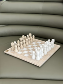 Travertine Chess Set