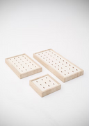 Travertine candle - (L) 40 wick