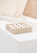 Travertine Candle - (S) 9 wick