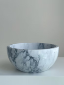 Marble serving bowl
