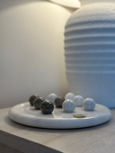 Tic Tac Marble - Oceanic & White