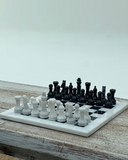 Marble Chess Set - White & Black