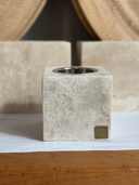 Travertine marble bakhoor burner for Arabic incense
