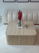 The Alessandro Travertine Coffee Table