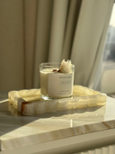 Scallop Tray - White Onyx