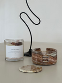 Chestnut Onyx Coaster Set