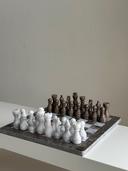 Marble Chess Set- Brown Breccia