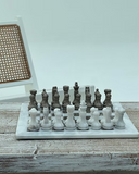 Marble Chess Set - Breccia