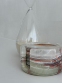 Green Onyx Coaster Set
