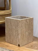 Travertine Waste Basket