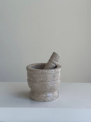 Soft Brown Breccia Mortar & Pestle - XL