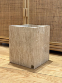 Travertine Waste Basket