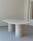 The Colonna Dining Table - Crema