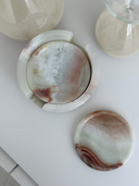 Green Onyx Coaster Set