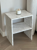 Calacatta side table