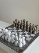 Marble Chess Set- Brown Breccia