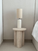 The Tuscan Travertine Side Table