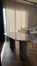 The Colonna Dining Table - Fantasy Brown