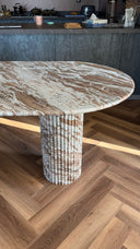 The Colonna Dining Table - Fantasy Brown