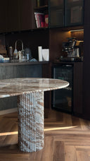 The Colonna Dining Table - Fantasy Brown