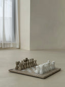Travertine Chess Set