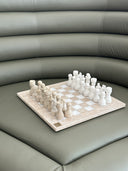 Travertine Chess Set