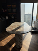The Colonna Dining Table - Fantasy Brown