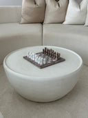 Marble Chess Set - Nude Blush