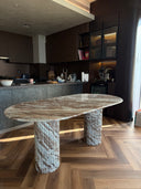 The Colonna Dining Table - Fantasy Brown