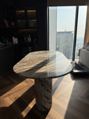 The Colonna Dining Table - Fantasy Brown