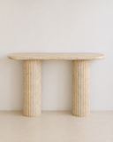 The Colonna Console - Travertine
