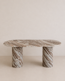 The Colonna Dining Table - Fantasy Brown