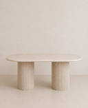 The Colonna Dining Table - Crema