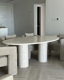 The Bella Luce’ Dining Table by Sand & Stone, Dubai
