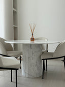 The Blanco Dining Table by Sand & Stone, Dubai