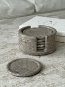 Chocolate Coaster 6pc Set by Sand & Stone, Dubai