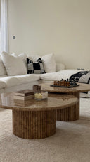 Emperador Coffee Table Set by Sand & Stone, Dubai