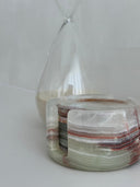 Green Onyx Coaster Set by Sand & Stone, Dubai