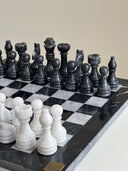 Marble Chess Set- Black and White by Sand & Stone, Dubai