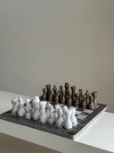 Marble Chess Set- Brown Breccia by Sand & Stone, Dubai