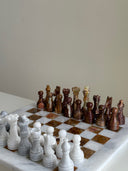 Marble Chess Set- Chestnut Onyx by Sand & Stone, Dubai