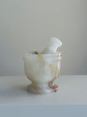 Mortar & Pestle - White Onyx by Sand & Stone, Dubai