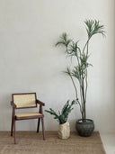 Rugged Travertine Vase by Sand & Stone, Dubai