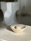 Travertine Incense Holder by Sand & Stone, Dubai